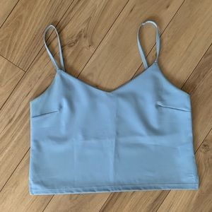 Side Party Baby Blue Tank Top